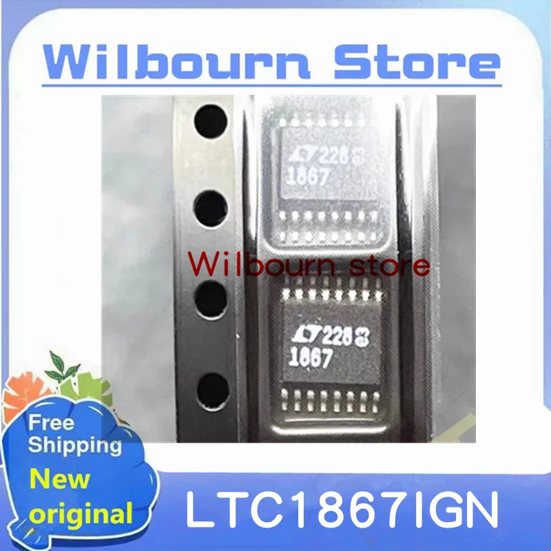 

100% New original 1PCS/LOT LTC1867IGN LTC1867IGN#PBF LTC1867IGN#TRPBF LT1867IGN LTC1867 1867 SSOP16