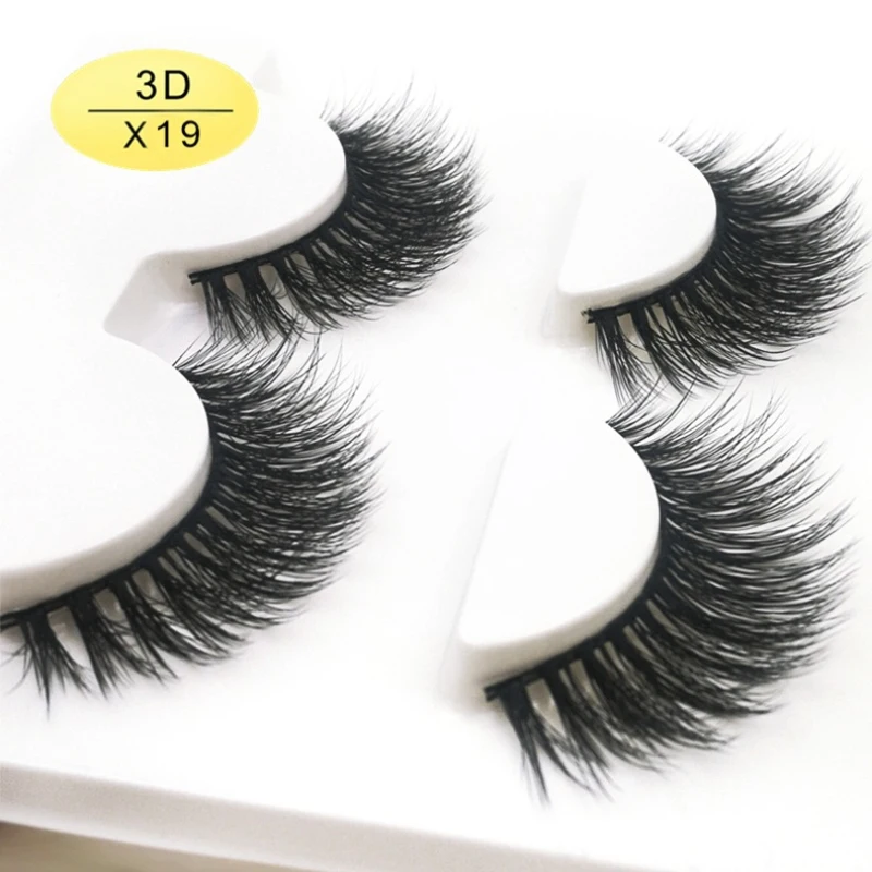 Magnetic Eyelashes 3D Mink Eyelashes Makeup Magnetic Lashes Eyeliner Tweezers Set Natural False Lashes Short Faux Cils