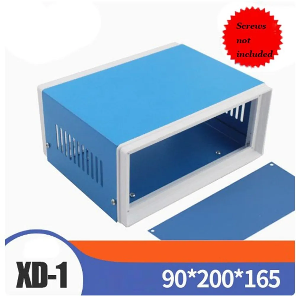 

New Metal Electronic Module Instrument Housing Blue&White Multistyles Electronics Enclosure Box Junction Box Outdoor Indoor