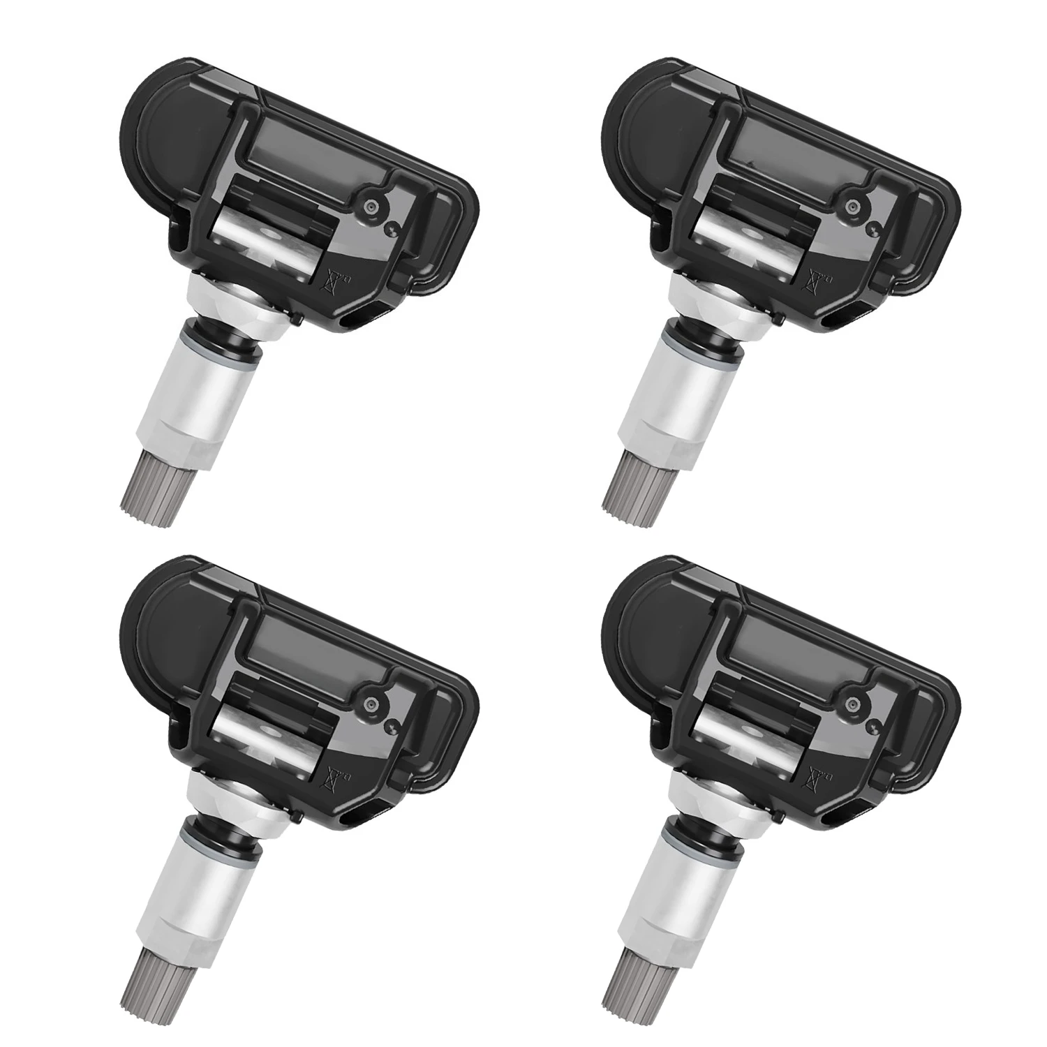 

4PCS A0009050030 TPMS Sensor 433MHz for Mercedes B246/C205/E212/G463 Replaces A0009053907/4204 w/Valve Stems