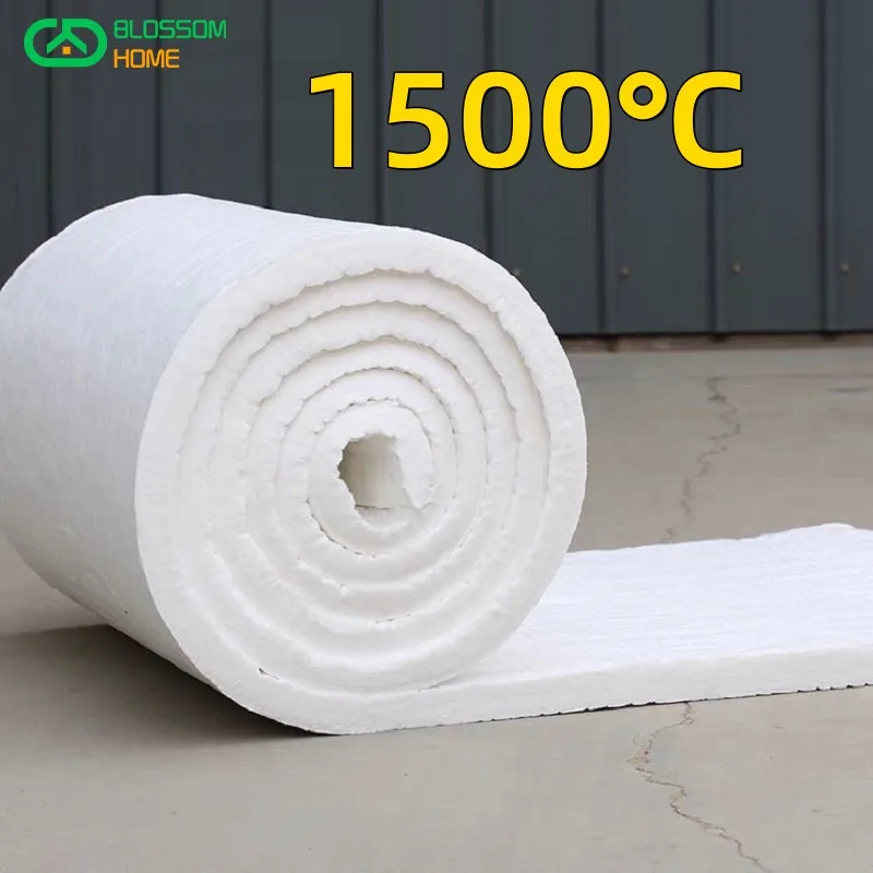 Aluminum Foil Covered High Temperature Fireproof Boiler Steam Pipe Auminum Silicate Ceramic Fiber Acupuncture Blanket