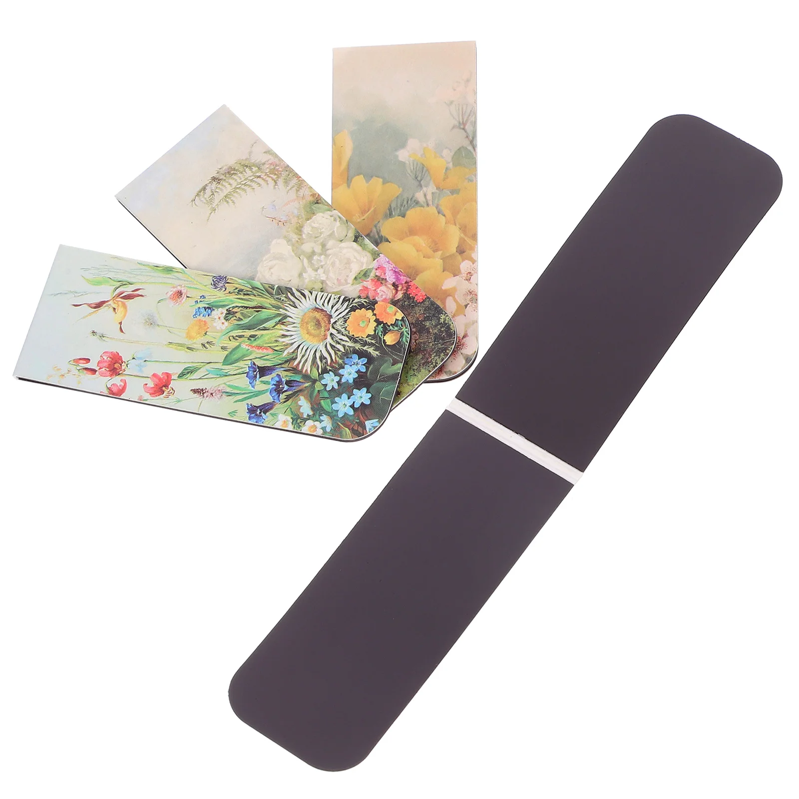 4 Pcs Artistic Magnetic Bookmark Bookmarks for Women Markers Reading Note Label Literature and