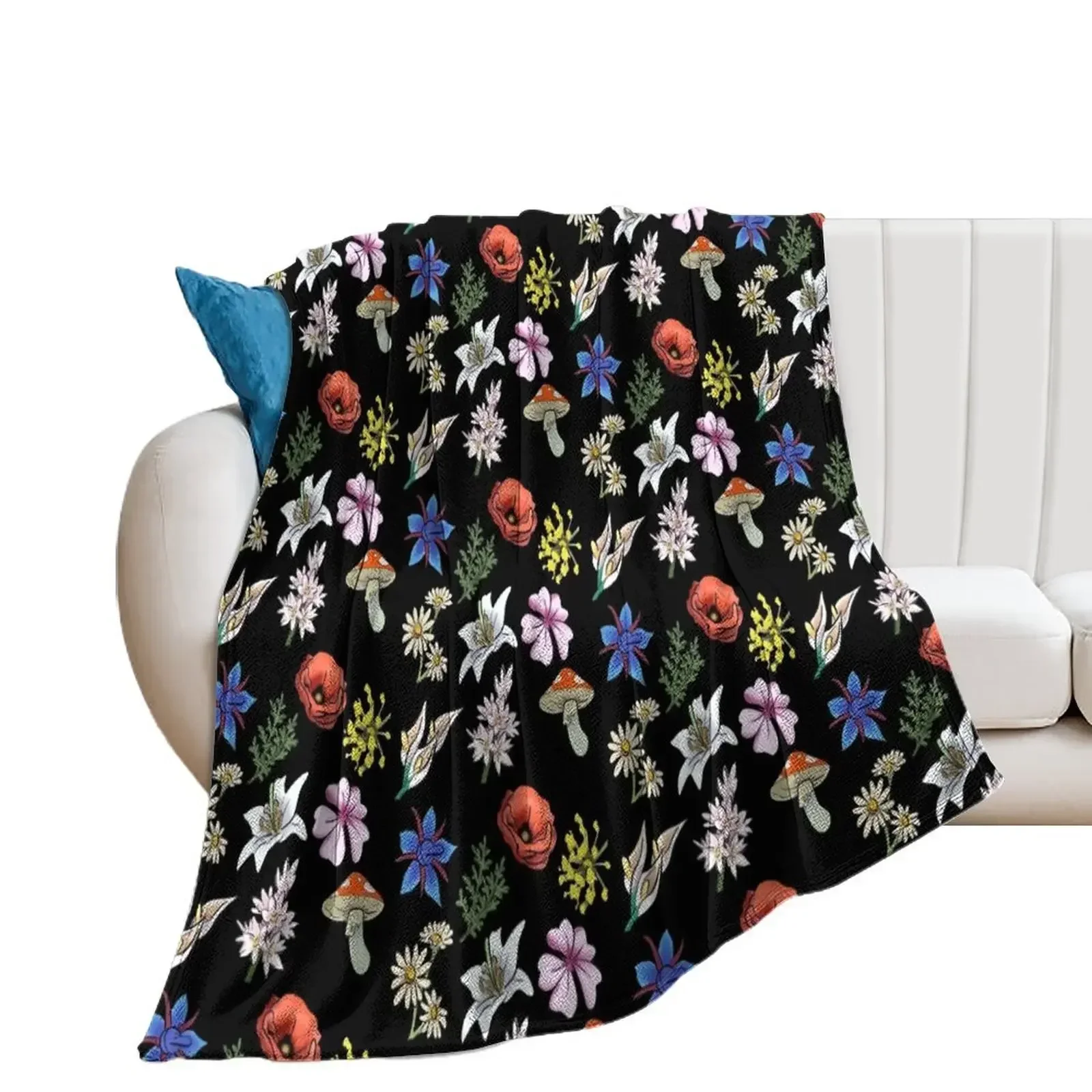 

SpiritFarer Spirit Flower Pack Throw Blanket Flannel Fabric Furrys Sofa Quilt Cute Plaid Blankets