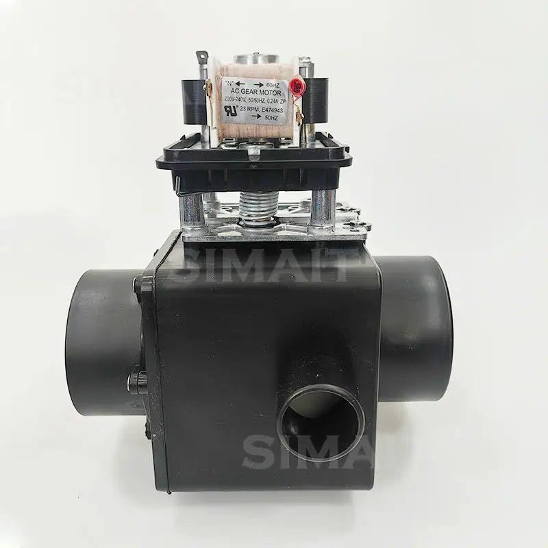 3 Inch 180° Washer Drain Valve with Overflow | Large Angle Drain Pump Replacement Part for Washing Machine