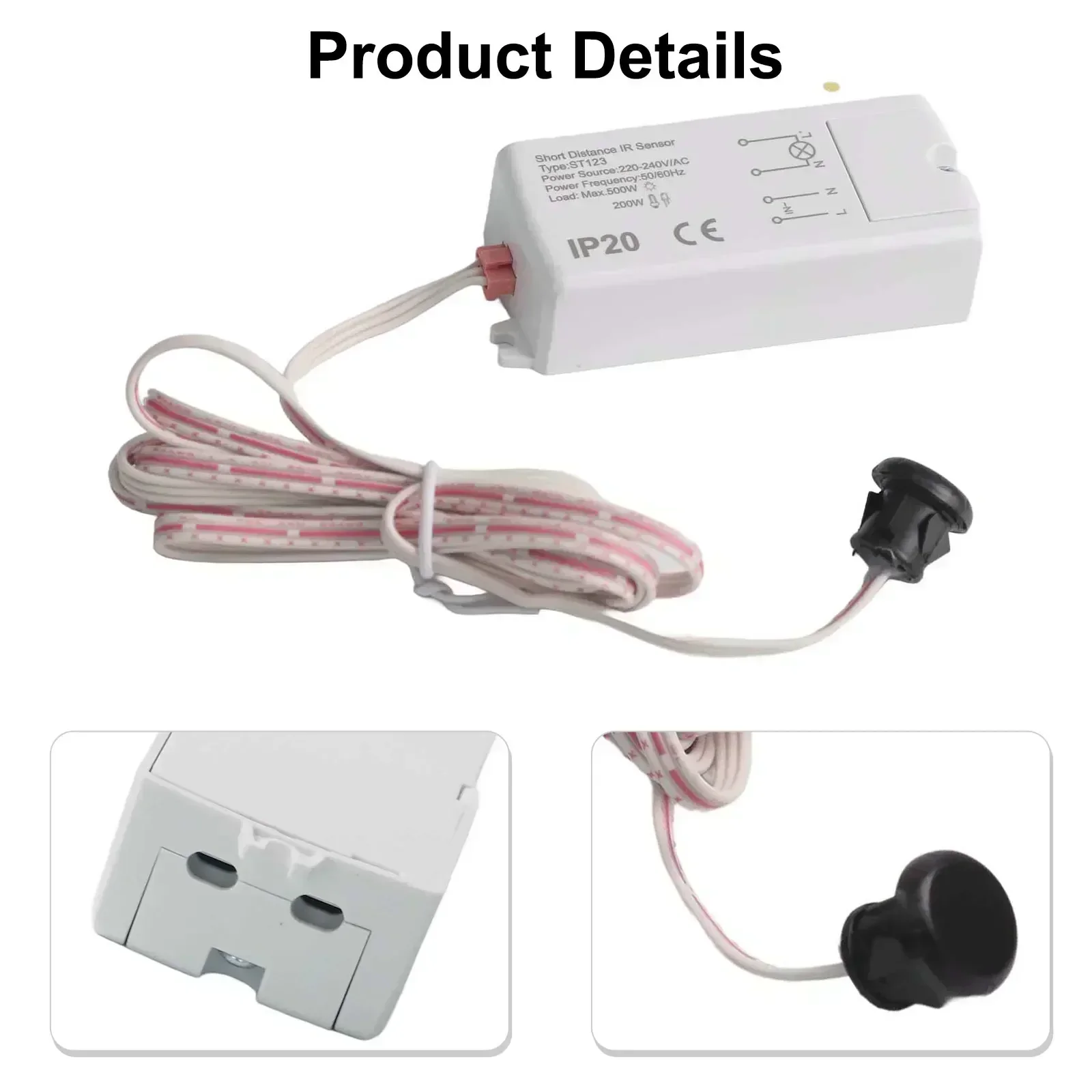 For Cabinet Light Infrared Light Switch Motion Sensor Switch Kitchen Environment Automatic Light Seamless Interaction