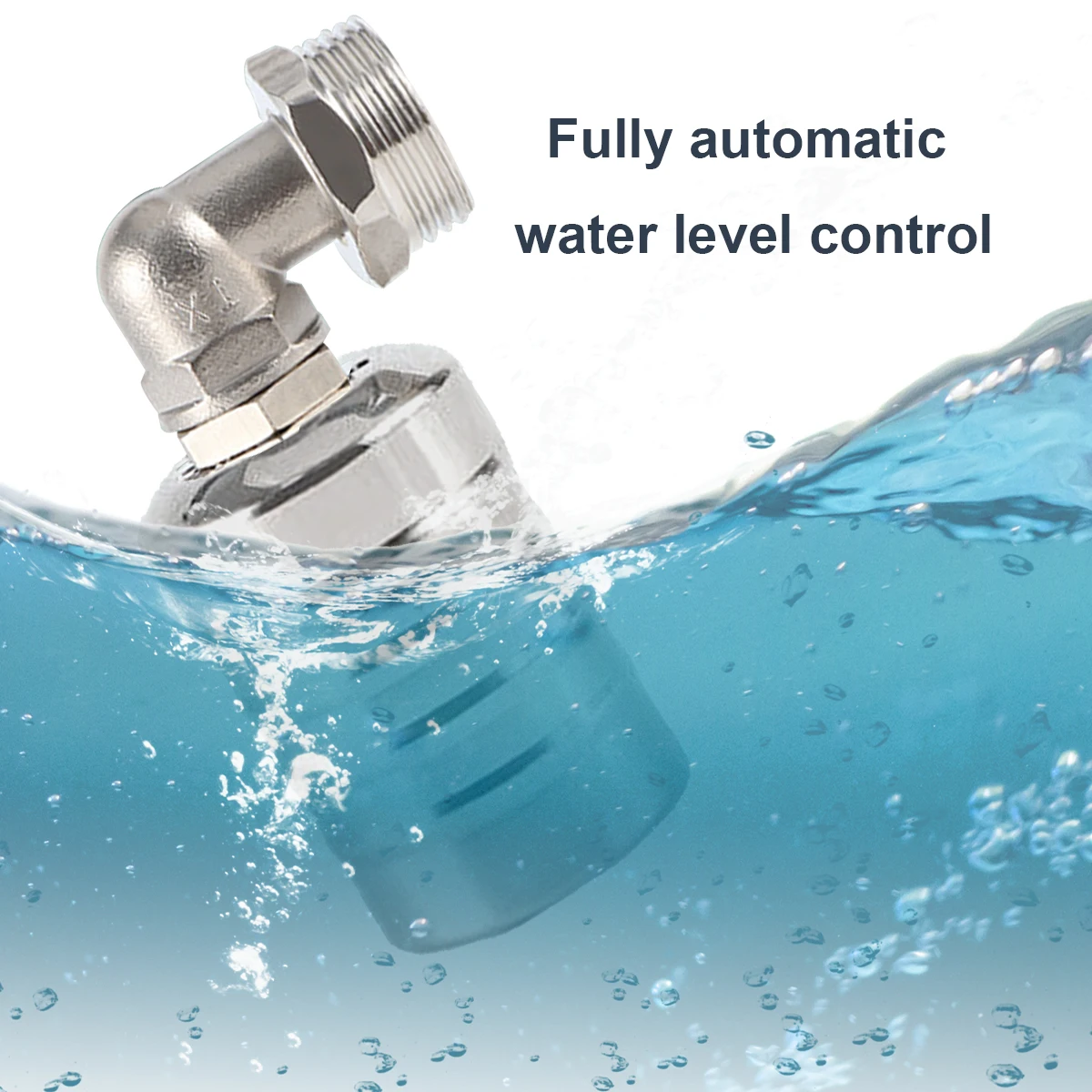 

1Pcs Waterproof Automatic Water Level Control Valve Corrosion-Resistant Shutoff Valve for Water Tanks/Towers