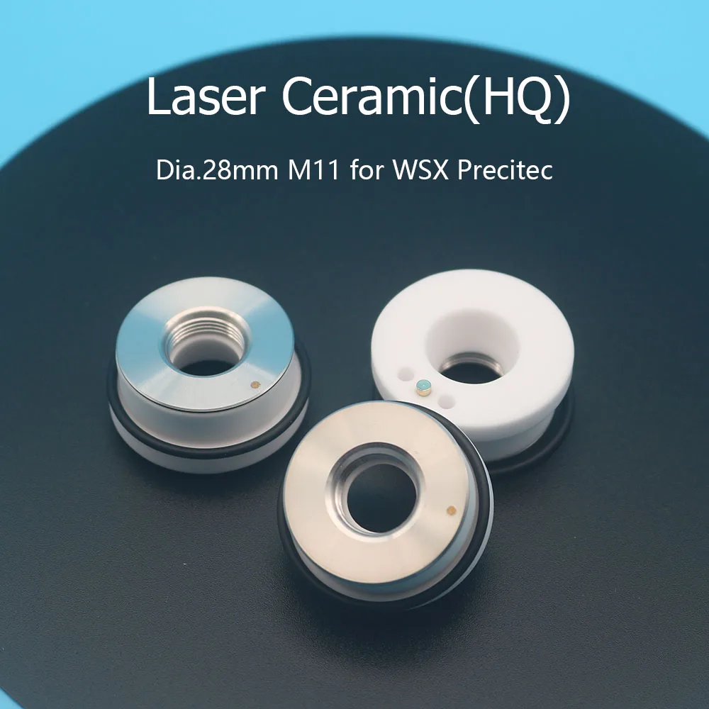 JHCHMX supporto per ugello in ceramica Laser Dia.28mm M11 di alta qualità P0571-1051-00001 per testa di taglio Laser in fibra Precitec/WSX