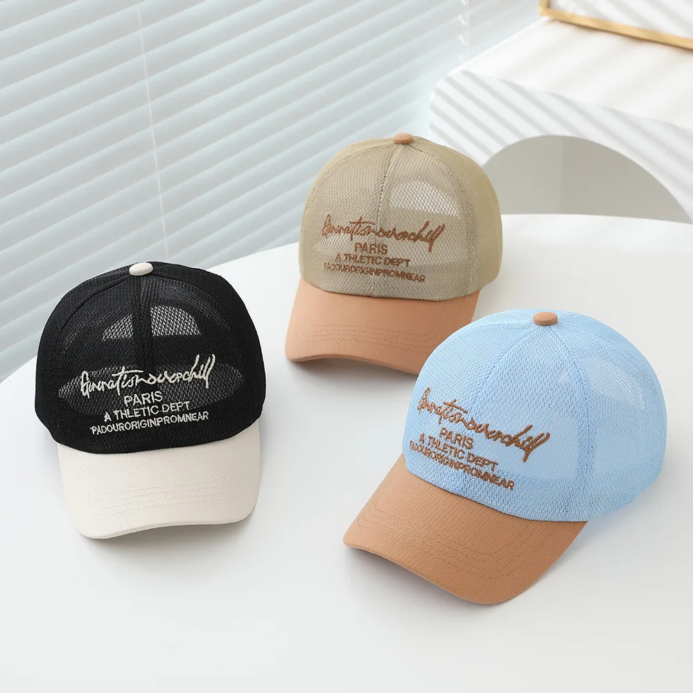 bones-de-beisebol-infantis-de-malha-com-desenhos-animados-novos-chapeus-de-sol-de-verao-com-protecao-solar-para-meninos-e-meninas-bones-esportivos-casuais-para-atividades-ao-ar-livre-viseiras