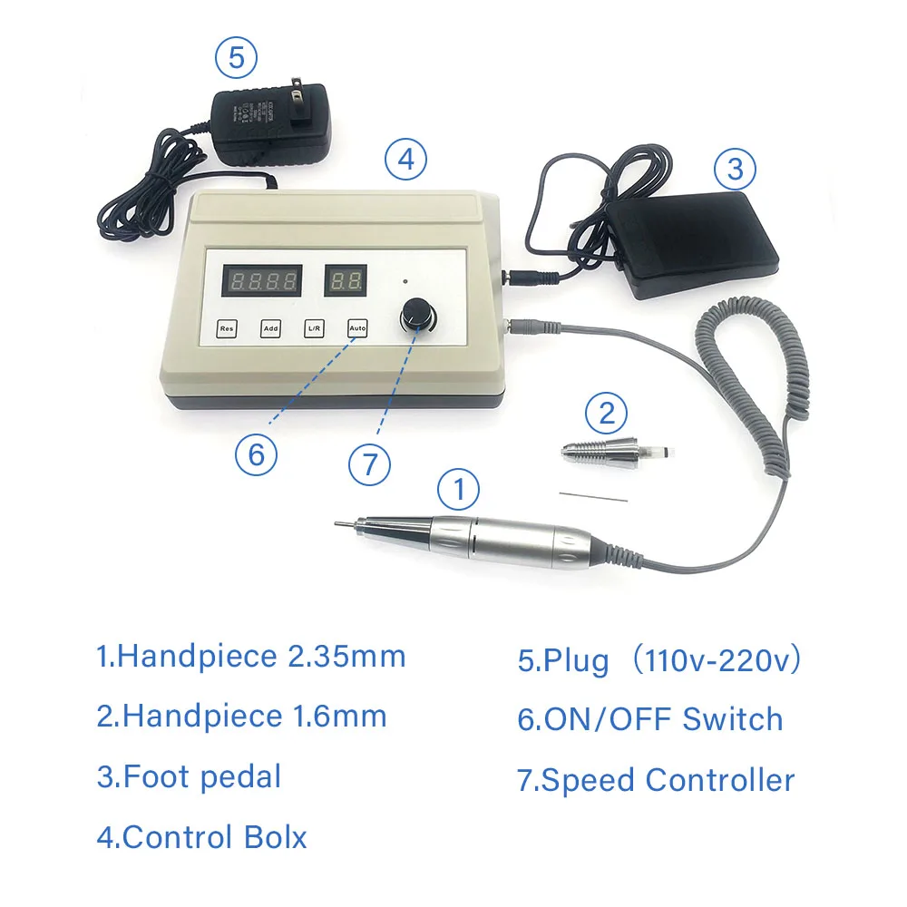 1 Set Hair Follicle Extractor New Fue Hair Transplant Extraction with Count Machine Instrument