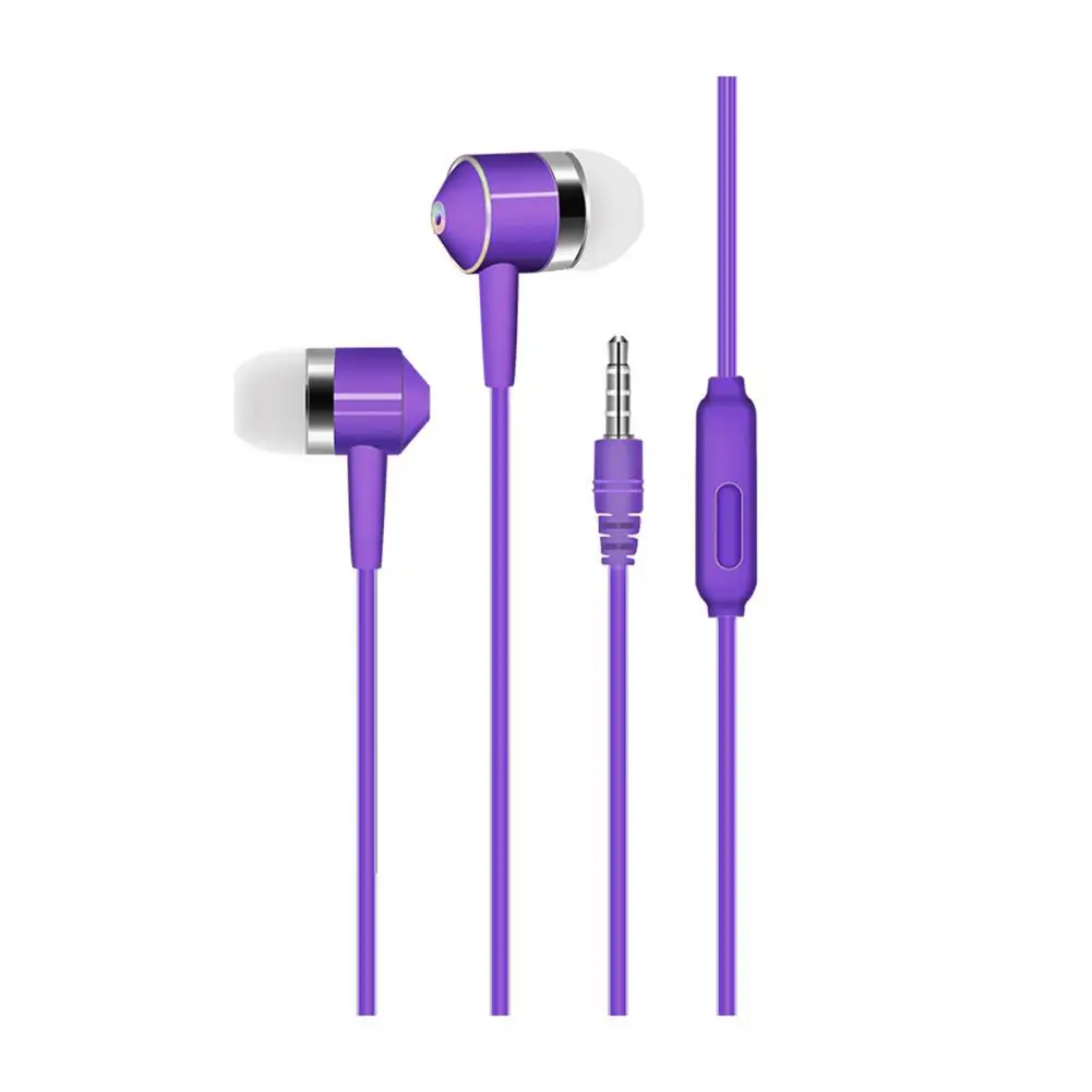 Проводные наушники с микрофоном, наушники с шумоподавлением и объемным звуком басов, HIFI, проводные спортивные музыкальные наушники