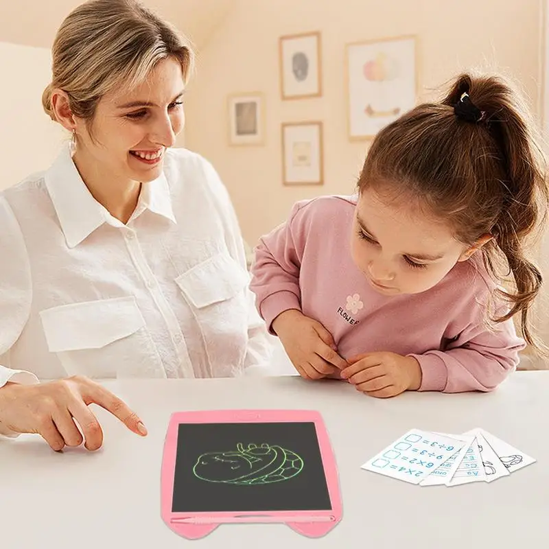 8.8inch LCD Writing Tablet With Lock Screen Button Parent-child Interactive Education Learning Colorful Drawing Board For Kids