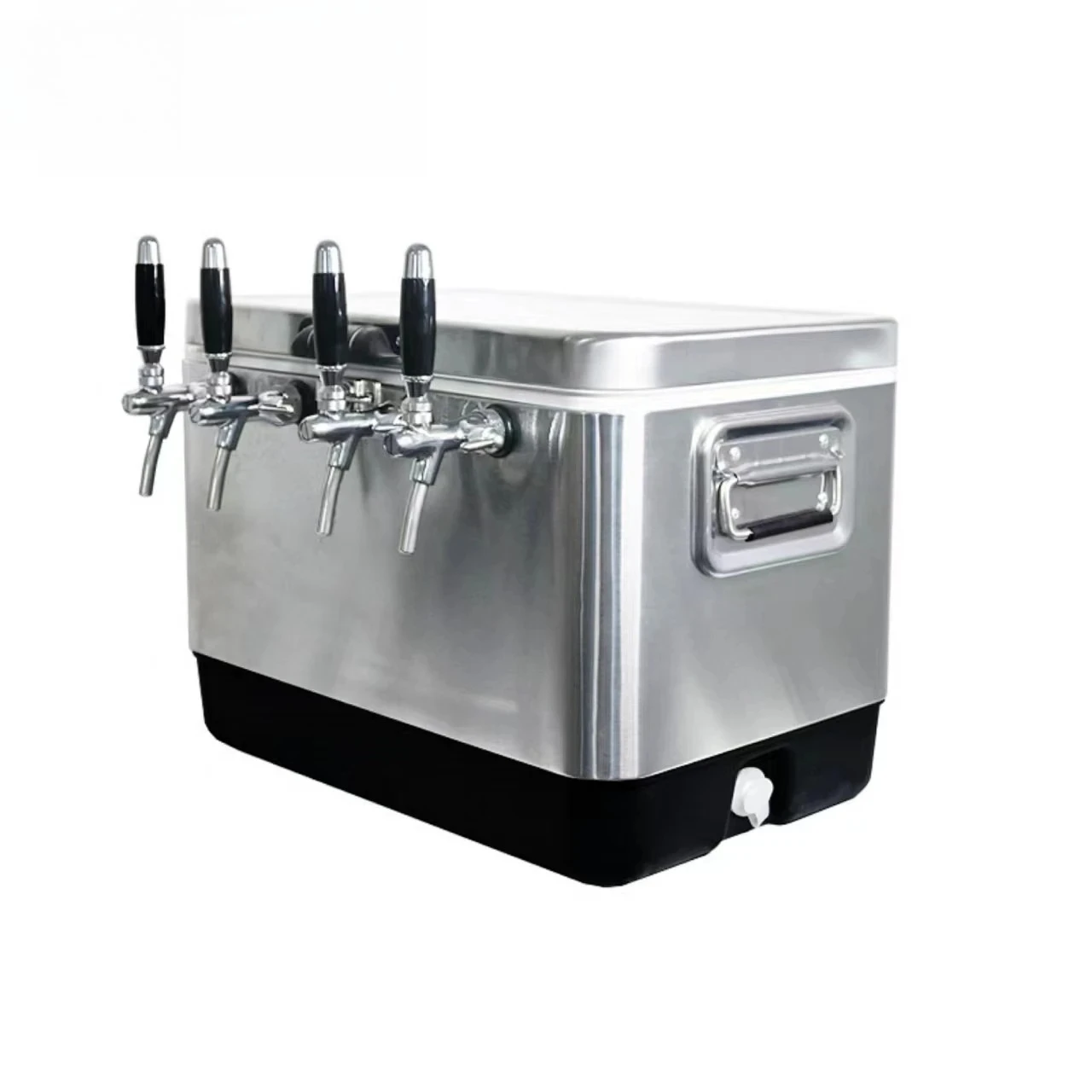 Jockey Box Craft-Bier-Kühlbox für Hausbrauerei und Bar, Edelstahlgehäuse, Kühlschlangenmaterial, Outdoor-Kühlung