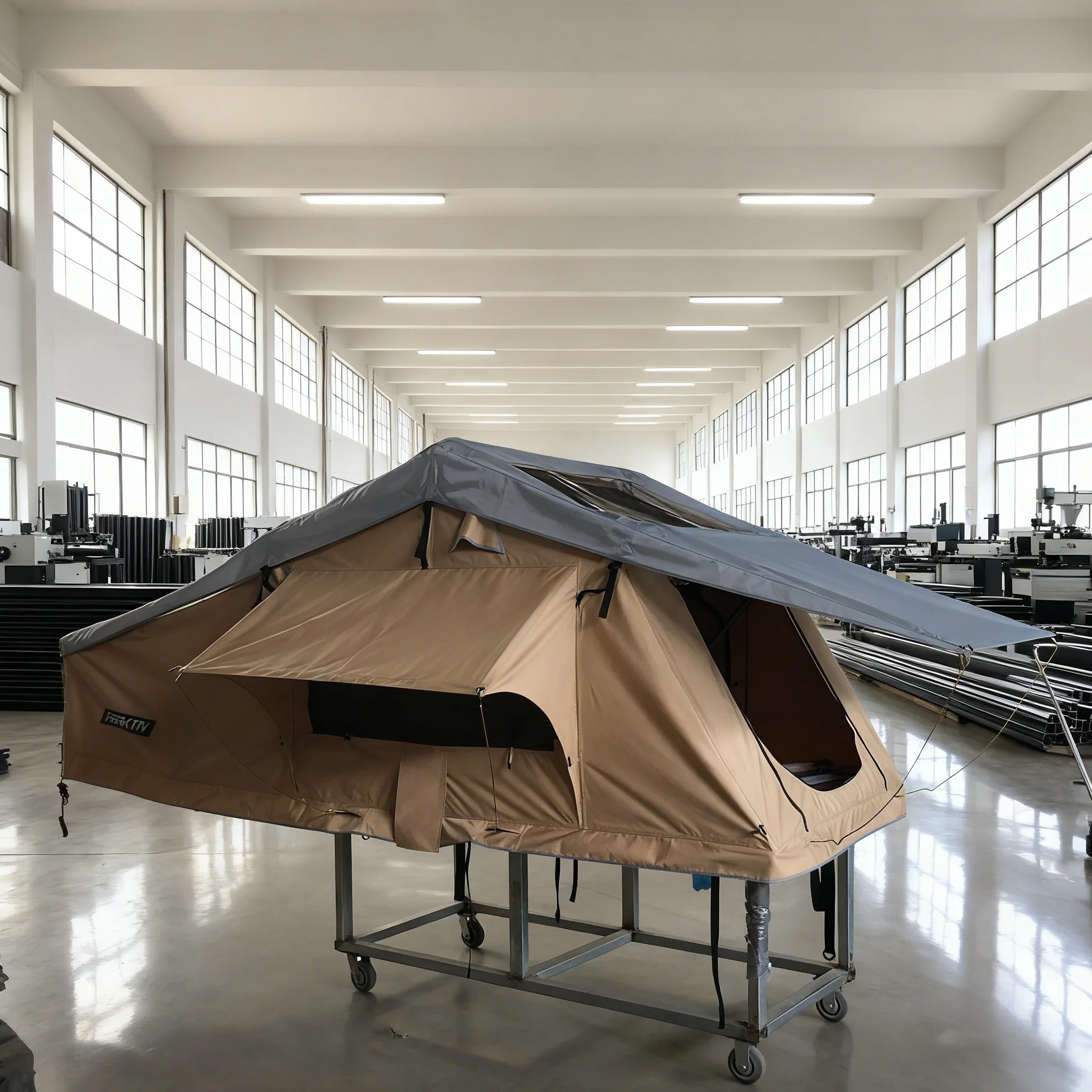 

240x190x126cm Oxford Fabric Aluminum Pole Camper Universal Softshell Suv Rooftop Tent 2025