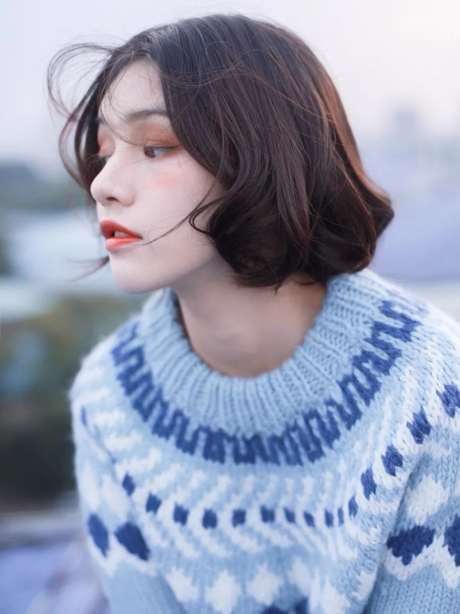 

Autumn Winter Women Icelandic Fashion Vintage Handmade Knitted Thick Warm 100% Wool Pullover Jumper Sweaters