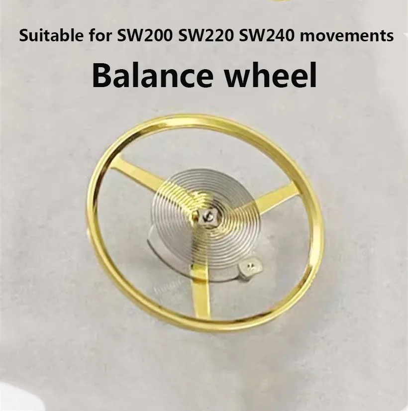 Watch Accessories Are Suitable For SW200 SW220 SW240 Movements Swing Wheel (Including Hairspring)  Brand New Movement Parts