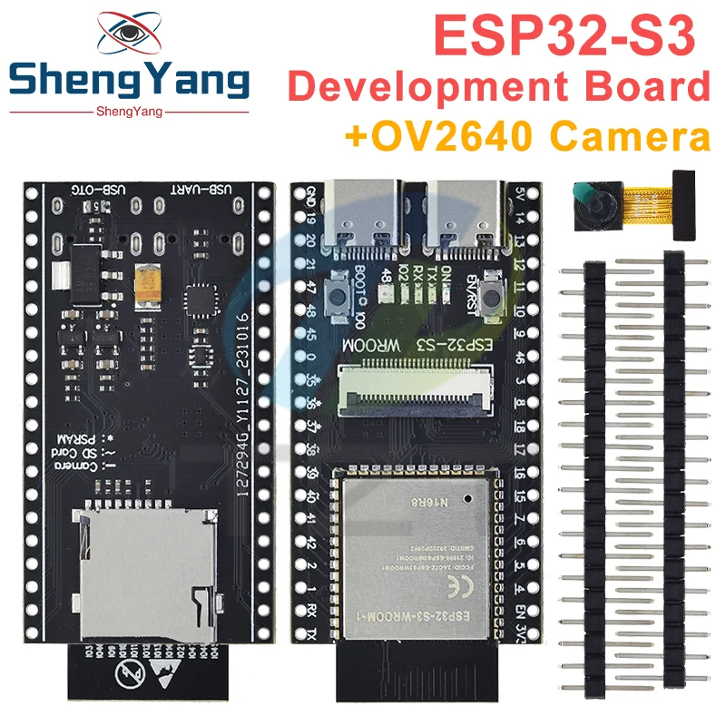 Imagem -03 - Tzt Cam Placa de Desenvolvimento Cam Wifi Módulo Bluetooth Câmera Ov2640 Wroom N16r8 Esp32-s3