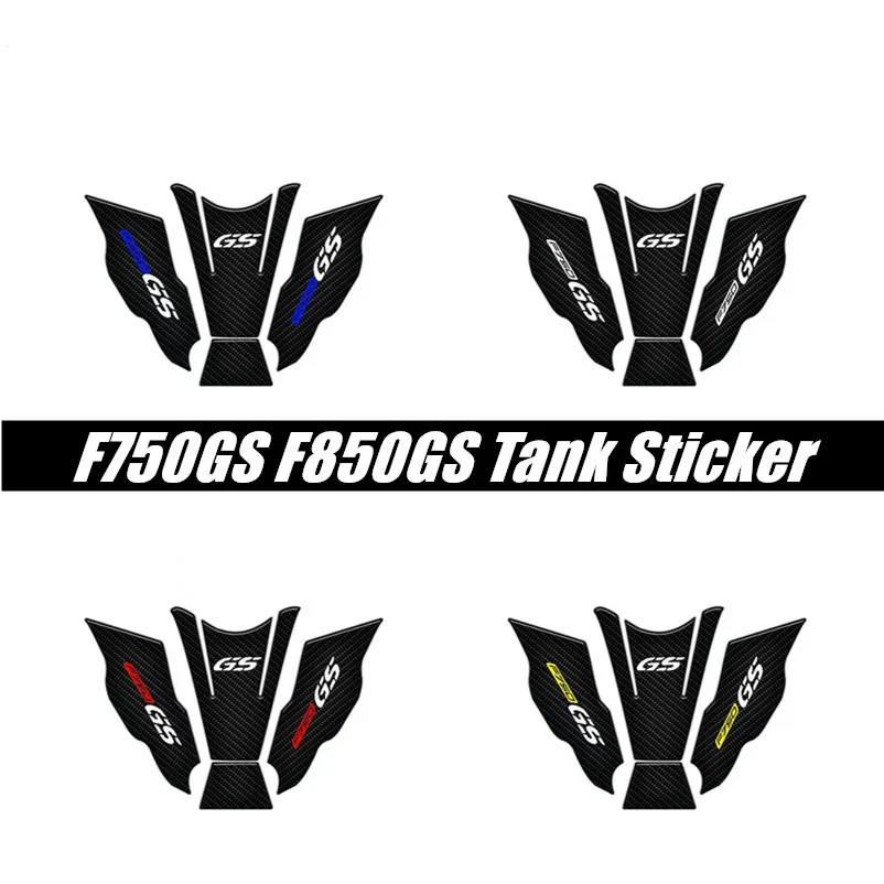

FOR BMW F750GS F850GS Motorcycle Tank Pad Protector 3D Gel Sticker Decal Carbon Fiber