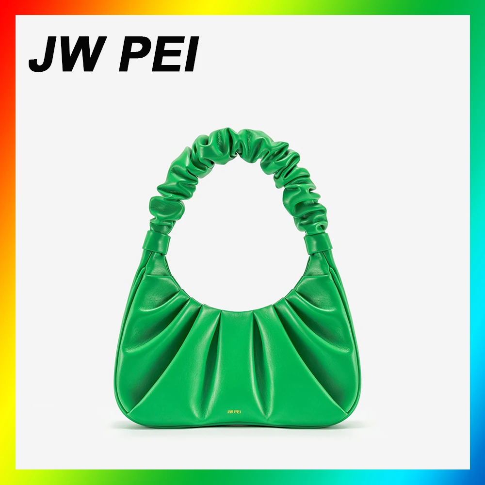 

JW PEI Cloud Bag GABBI Белая плиссированная женская французская модная сумка через плечо под мышками