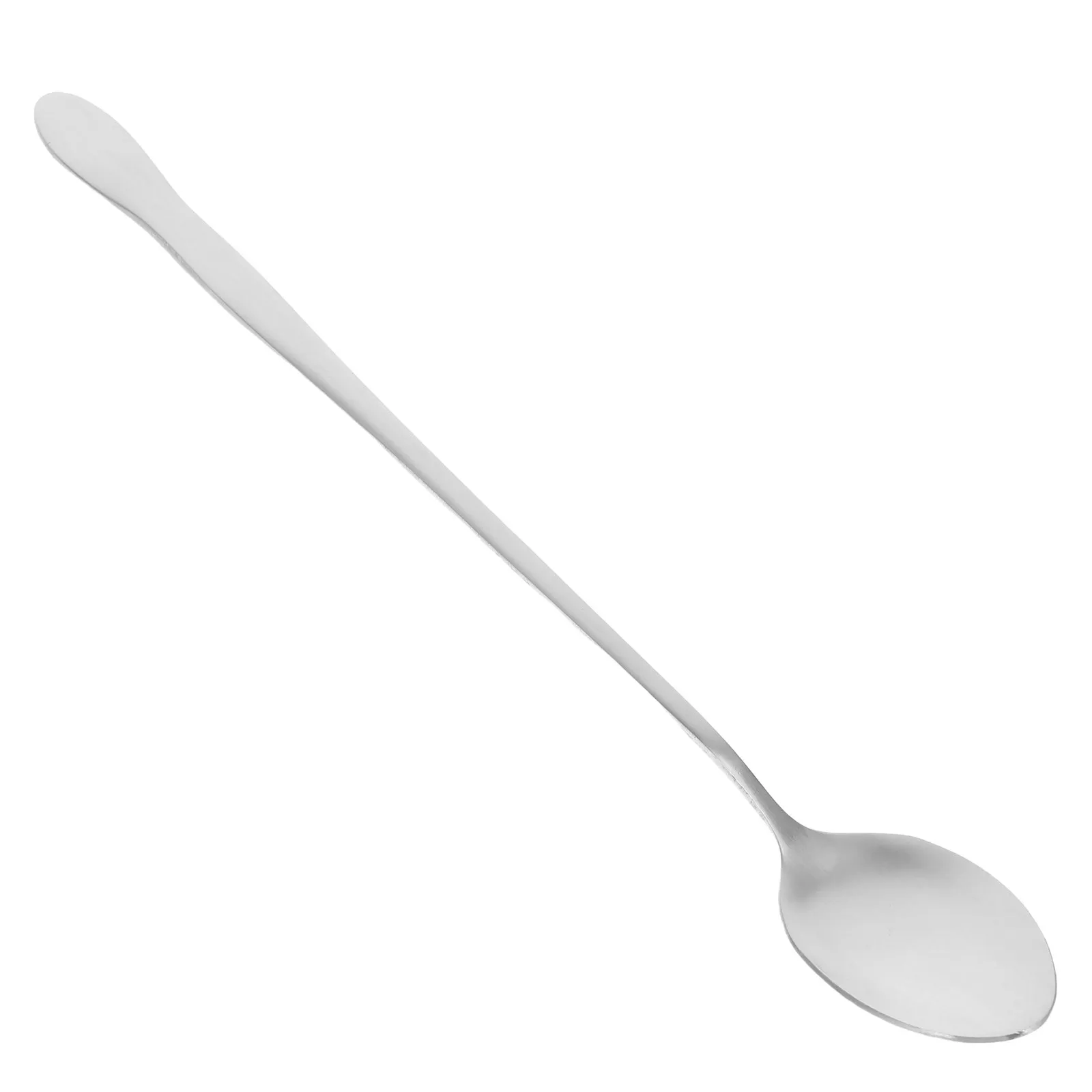 Ergonomic Long Handle Stainless Steel Spoon for Ice Cream Scoops Coffee Stirring Soup Mixing Tea Tasting Porridge Serving