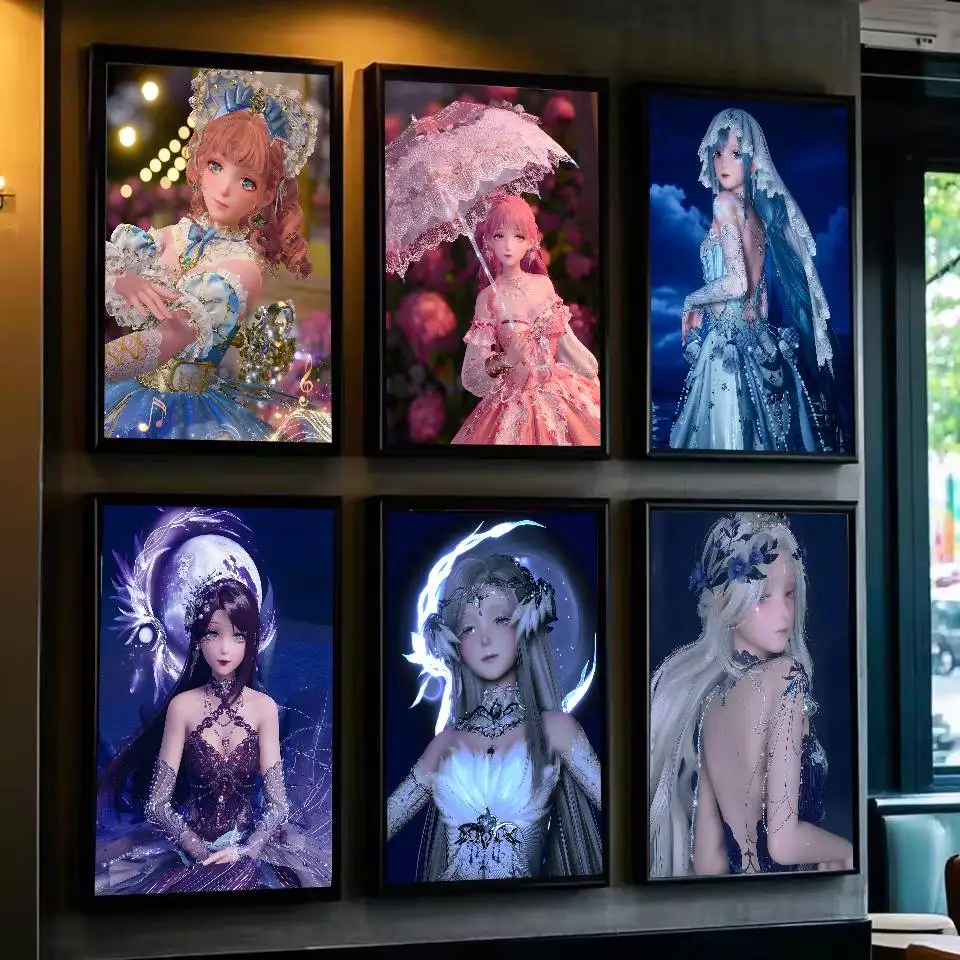 ملصق فني لملصق فيديو آي إنفينيتي نيكي مع مطبوعات لتزيين غرفة النوم وغرفة المعيشة #2