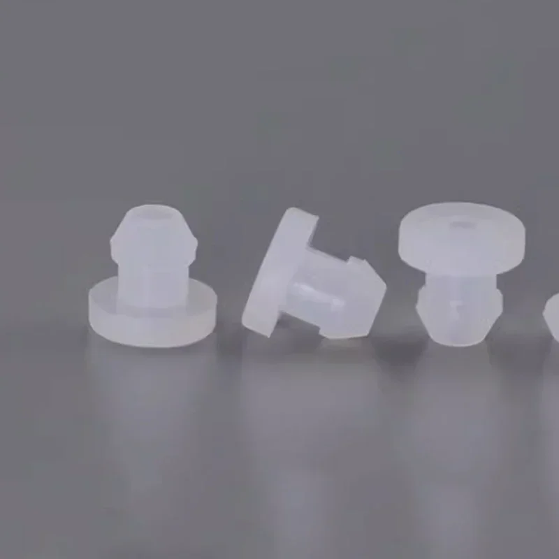1-10Pcs Transparent Silicone Rubber Through-hole Snap-on Hole Plug Blanking End Caps Seal Stopper 4.5mm to 50.6mm image 4