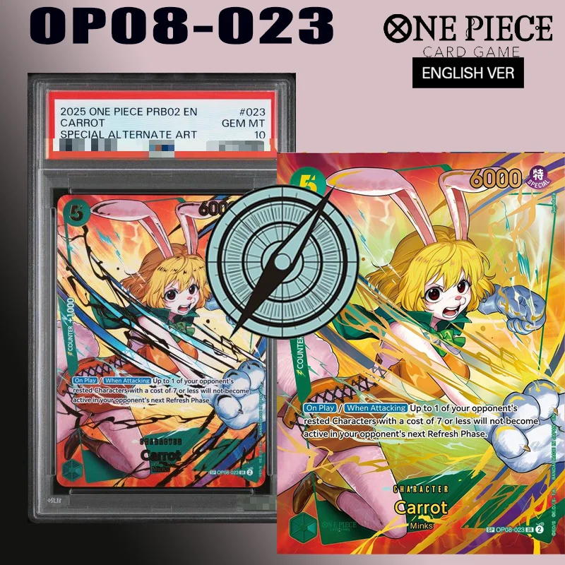 

Diy 2025 One Piece Prb02-Premium Booster -One Piece Card The Best- Vol.2 #023 Carrot Special Alternate Art Collection Anime Card