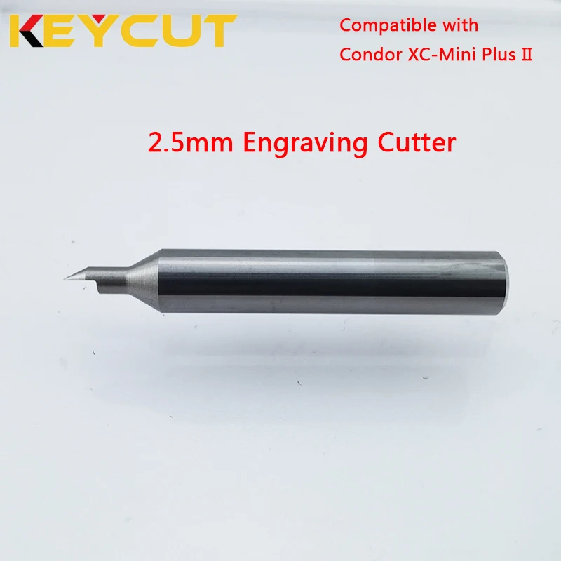 2.5mm Engraving Cutter Replacement Compatible with Condor XC-Mini Plus II Key Machine