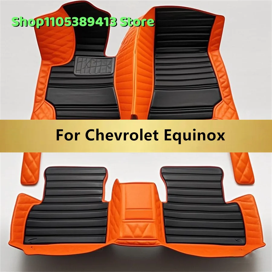 

Artificial Leather Custom Car Floor Mats For Chevrolet Equinox 2019 2020 2021 2022 2023 Car Mat Accessories Mats Carpets Auto
