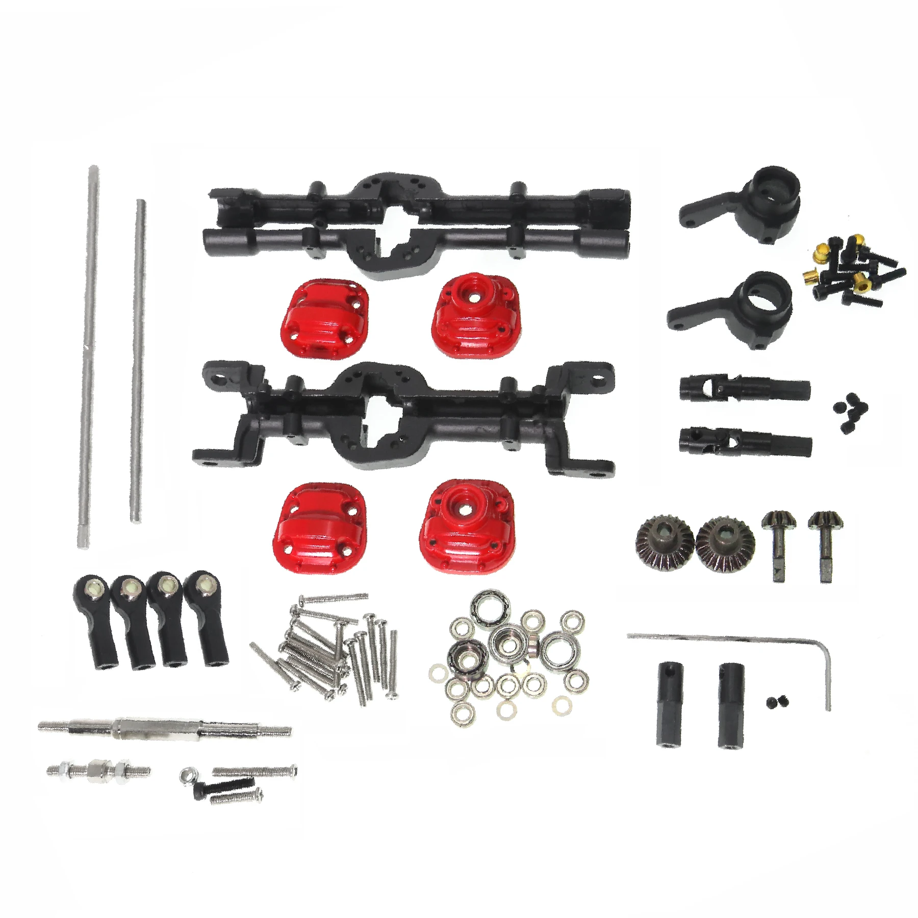 

1 комплект металлических деталей для обновления и модификации автомобиля с дистанционным управлением и задний мост в сборе для MN D90 D91 D96 98 99S W173