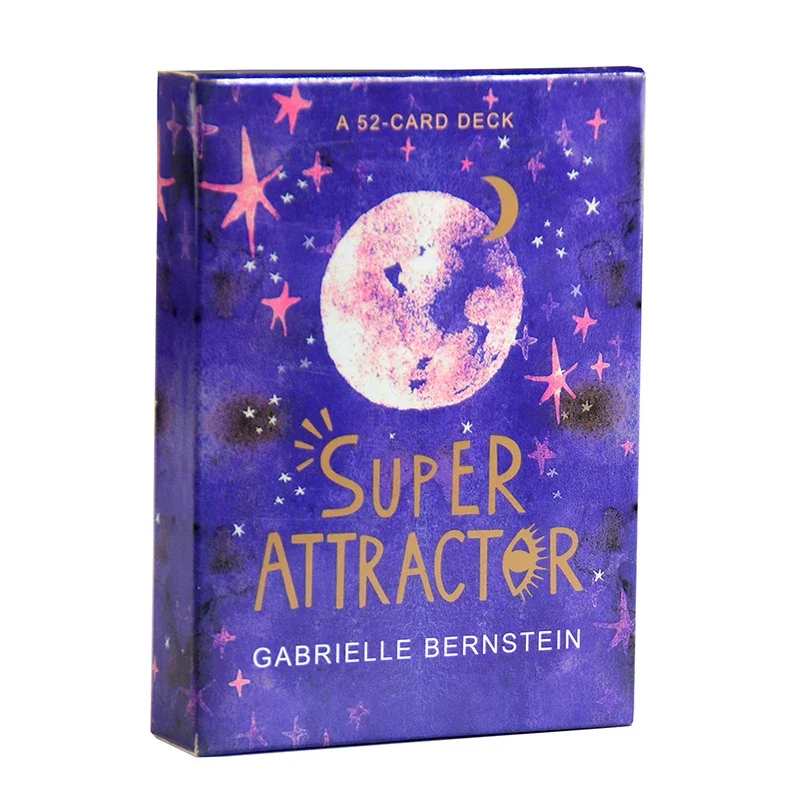 1Pcs Standard Edition Super Attractor Pockets Cards Unlock Joy Grace Ease Strength Super Attractor A 52-Card Deck Cards Oracle