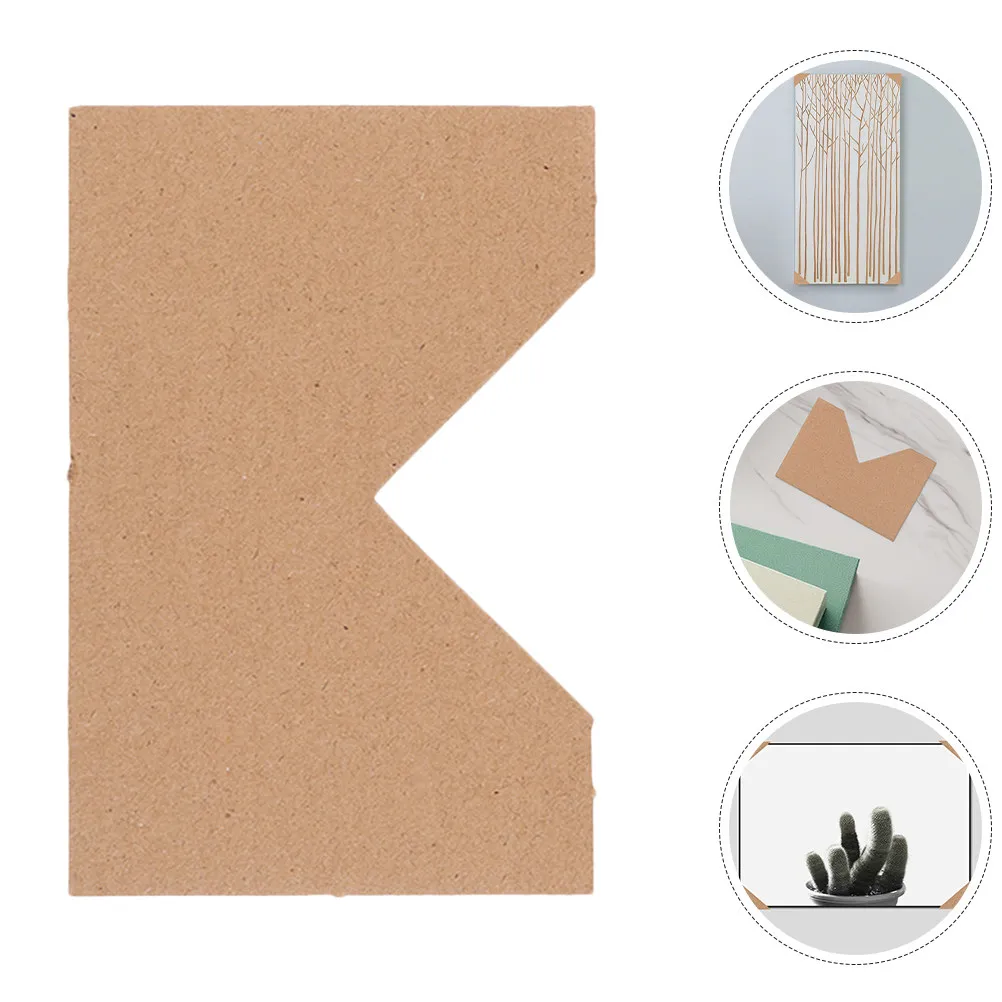 

40Pcs Cardboard Picture Frame Corner Protectors for Artwork Cross Stitch Mirrors Scrapbooking Photo Albums Shipping Moving