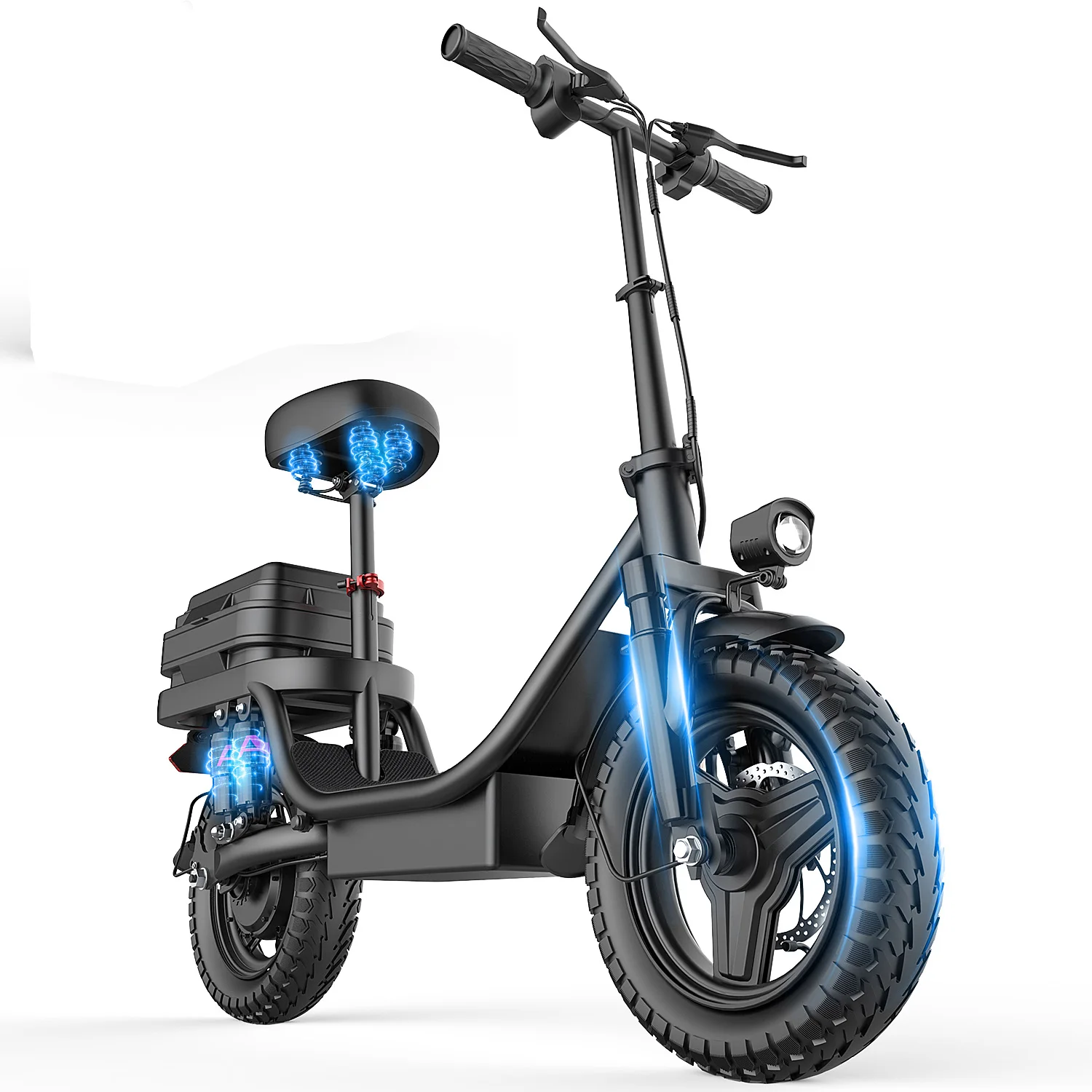 Toofly GS3 Faltbares Elektrofahrrad 250W 48V 15Ah Akku Erwachsenen E-Bike 14 Zoll Reifen Urbanes Pendler-Elektrofahrrad – Detail 10
