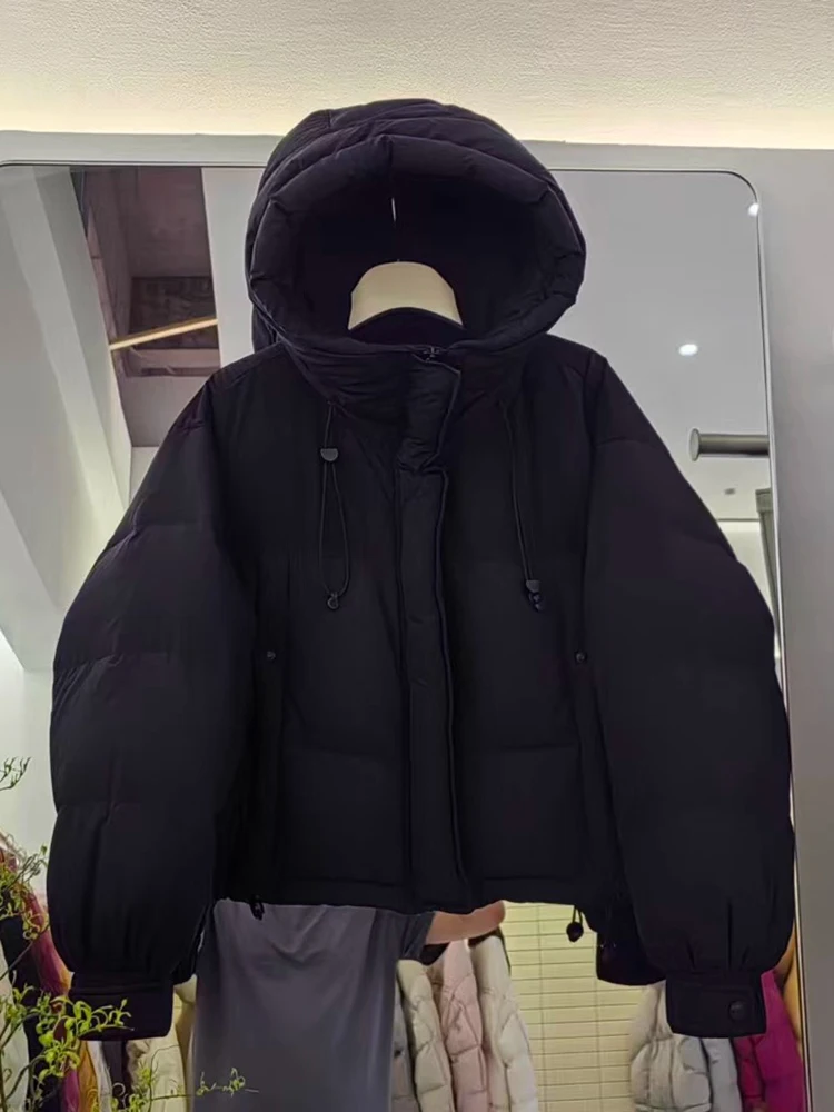 Version coréenne décontracté ample épais duvet de canard blanc hiver nouveau manteau