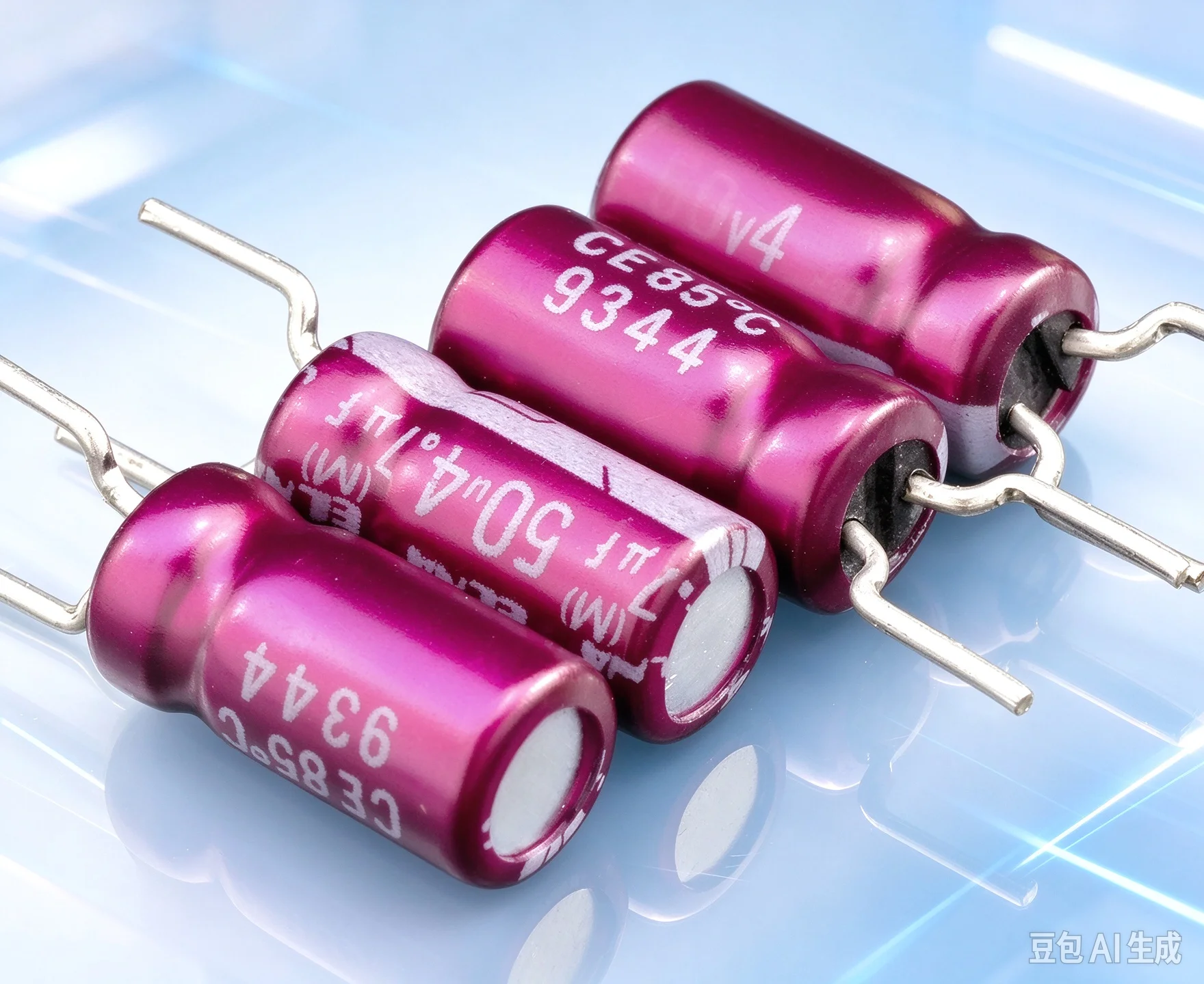 20pcs Vintage for ELNA Red Sleeve Copper Lead Audio Coupling Electrolytic Capacitor 50V 4.7UF