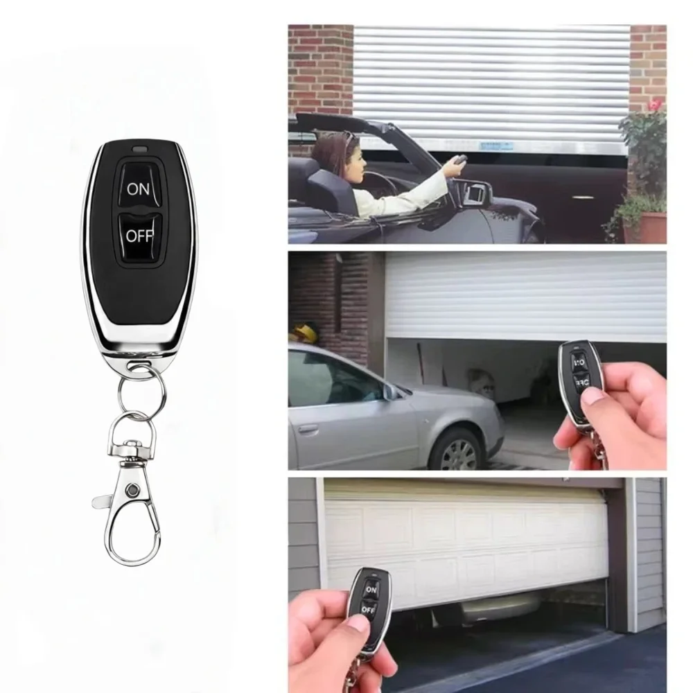 DC 12V 433MHz Remote Control Wireless Switch 1 CH RF Relay Receiver and ON OFF Transmitter for LED Door Electromagnetic Lock