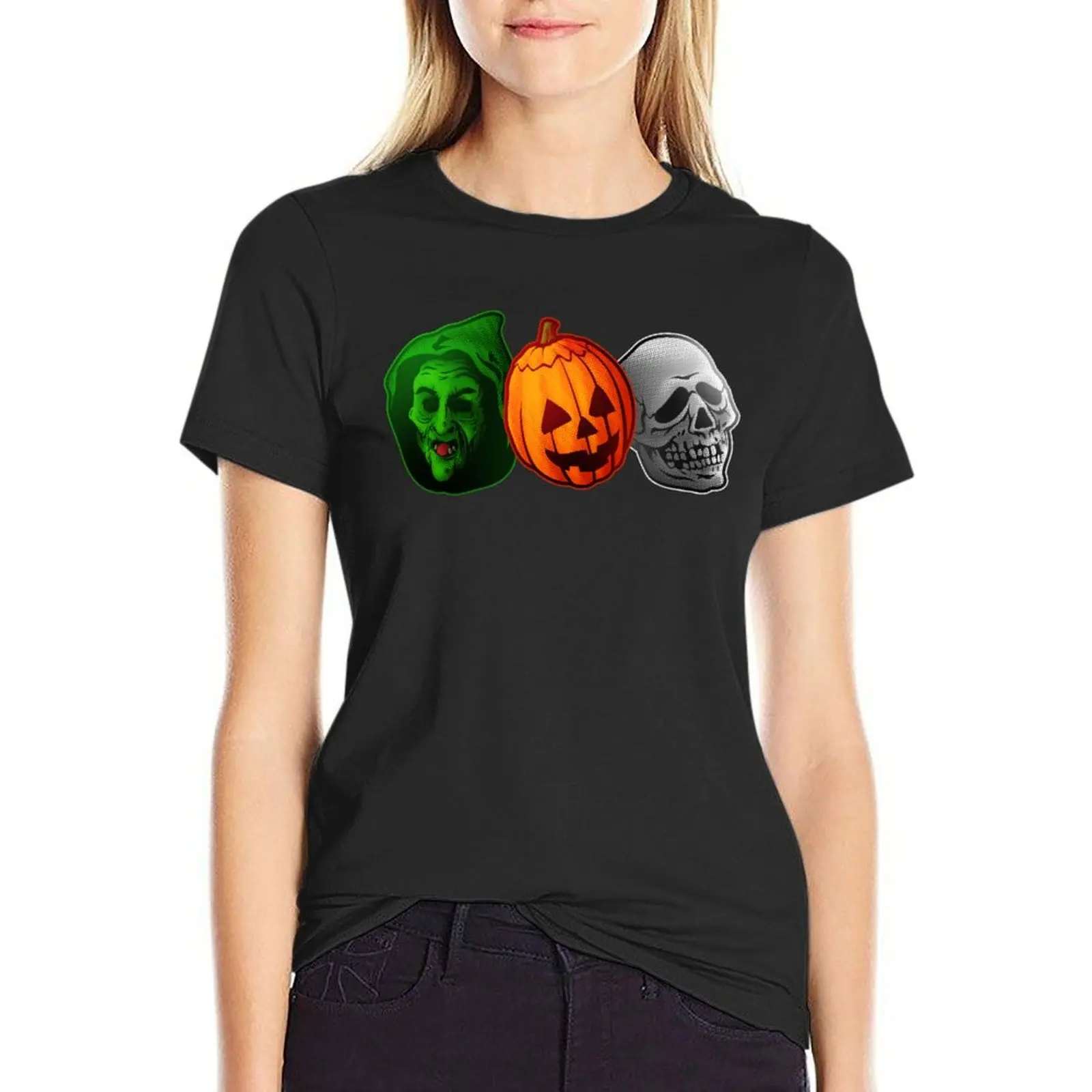 Happy, Happy Halloween! T-Shirt vintage clothes kawaii clothes korean Women's clothes