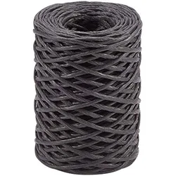 Black Floral Wire Bind Wrap Wire Rustic Vine Wire Floral Bind Wire Waterproof Paper Wrapped Craft Wrap Twine for Flower Crowns