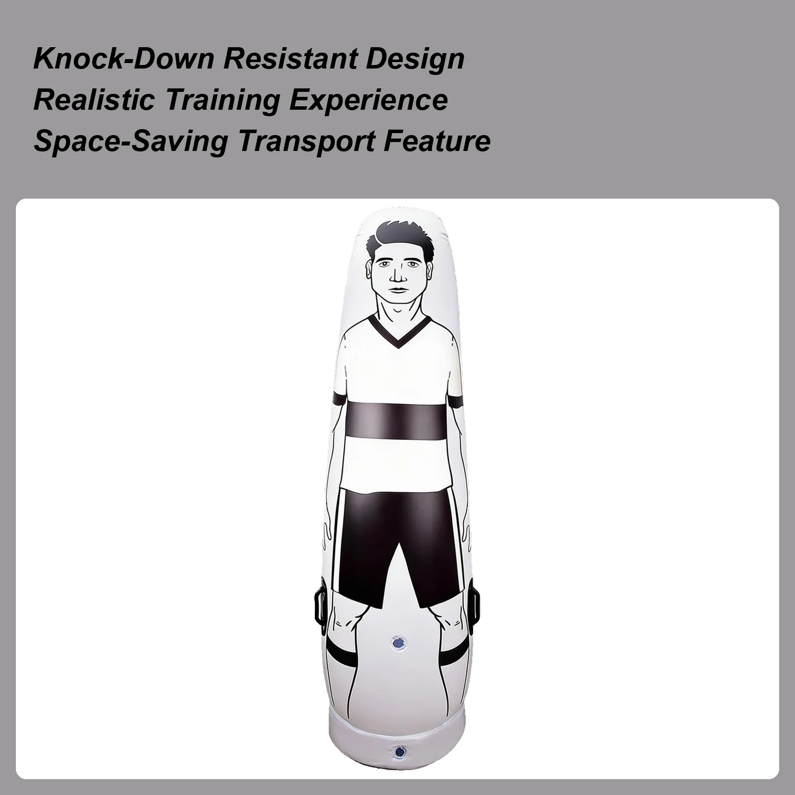 

Надувной футбольный тренажер для отработки ударов, из прочного ПВХ, с высокой степенью защиты, для тренировок на ловкость и отработки ударов, для взрослых.