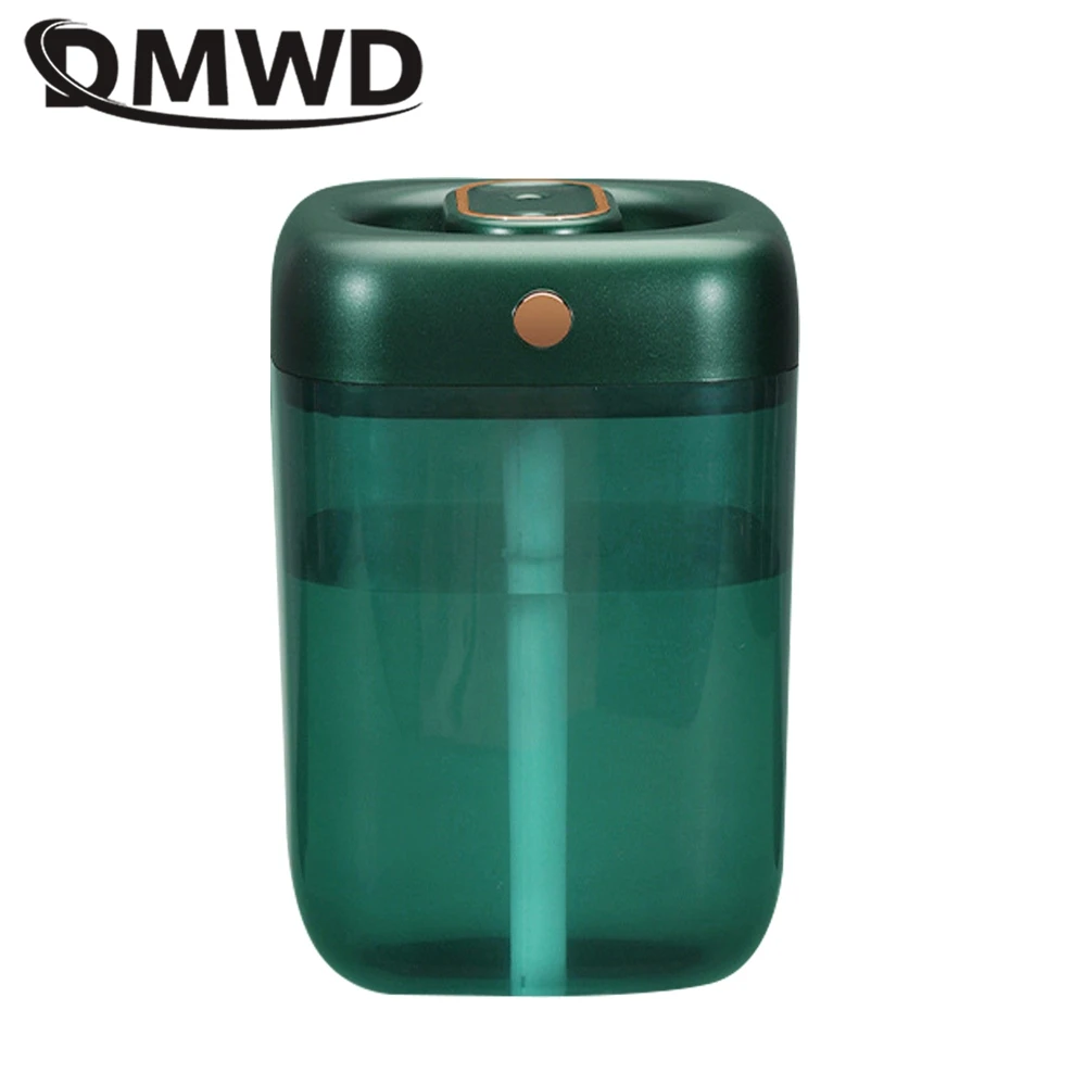 DMWD 2.8L Humidifier Single/Double Head Atomizer Air Purifier Fogger Mist Sprayer Aroma Oil Diffuser Home Office Rechargeable