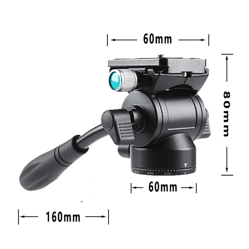 B04b-para estabilização de câmera aprimorada, acessório de tripé gimbal hidráulico, sistema de amortecimento pequeno e leve para tiro estável