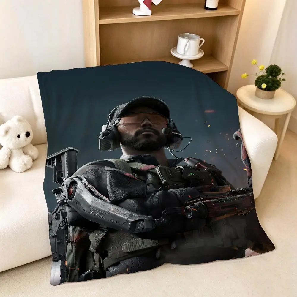 Hit Game Delta Force Throw Group Throw Flannel Blanket, Suitable For Sofas, Beds, Offices, Exquisite Gift Blankets