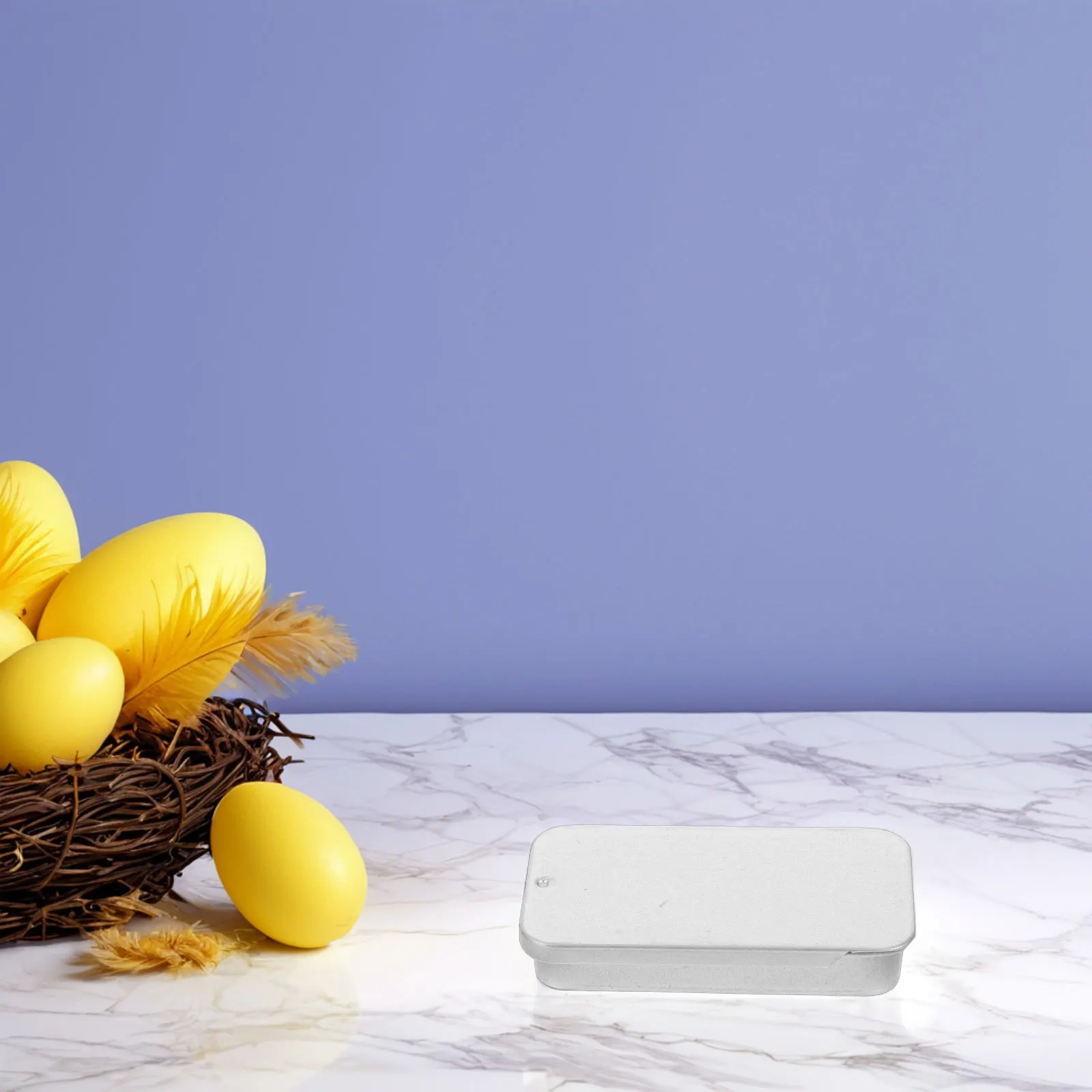 

20pcs Slide Top Tinplate Box Craft Storage Organizer Retro Tin Container For Lip Balm Lipstick Compact Metal Sturdy