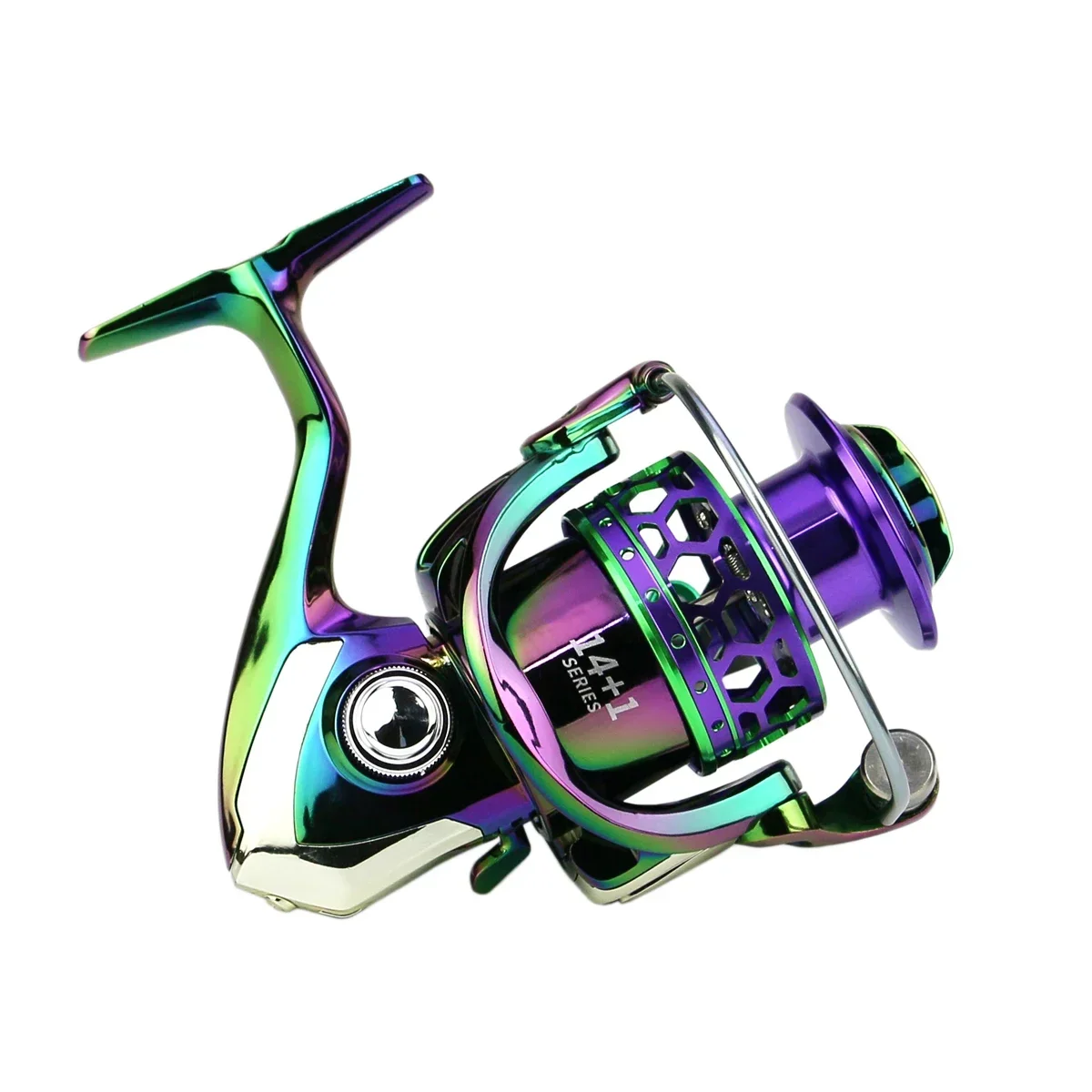 Professional Ultra Light 2000~7000 5.5:1 Gear Ratio 22LB Max Drag All-Metal Rocker Spinning Fishing Reel For Freshwater Saltw