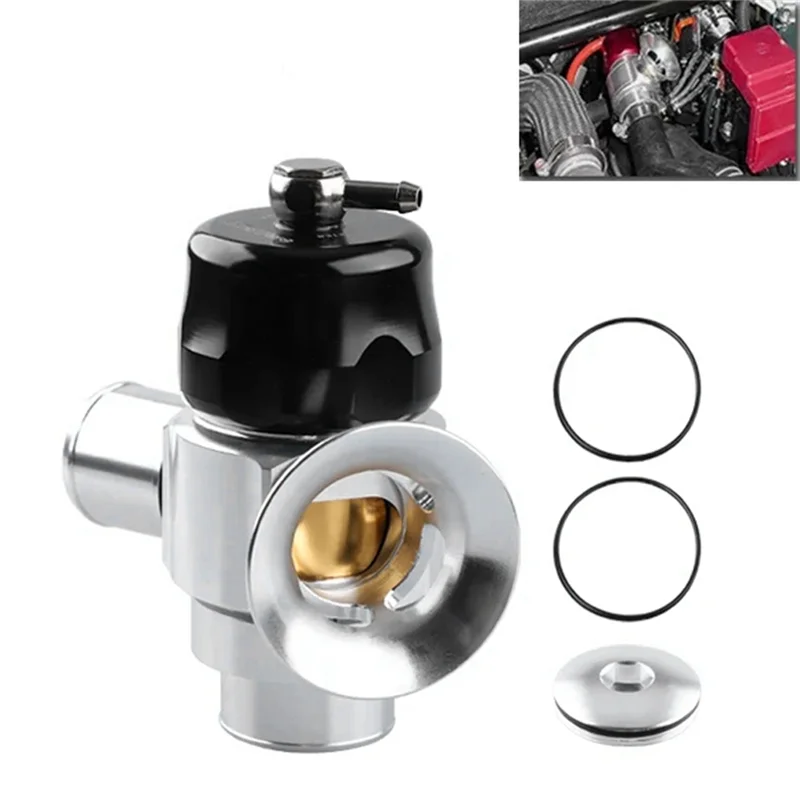 

Ingenious-Car Modification Universal Double-Sided Horn Turbo Pressure Relief Valve 38MM Adjustable Boost Valve Accessories