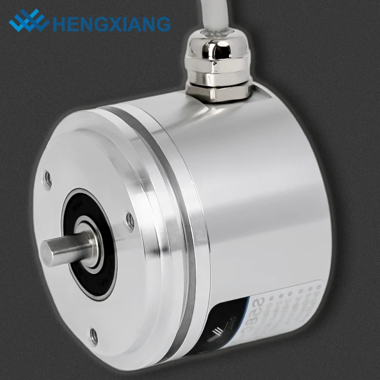 Hengxiang Optical Encoder solute Aperture 55mm 16-Bit RS485 Spring Plate Type IP50 DC5V DC8-24V Sensor UV Device XP600