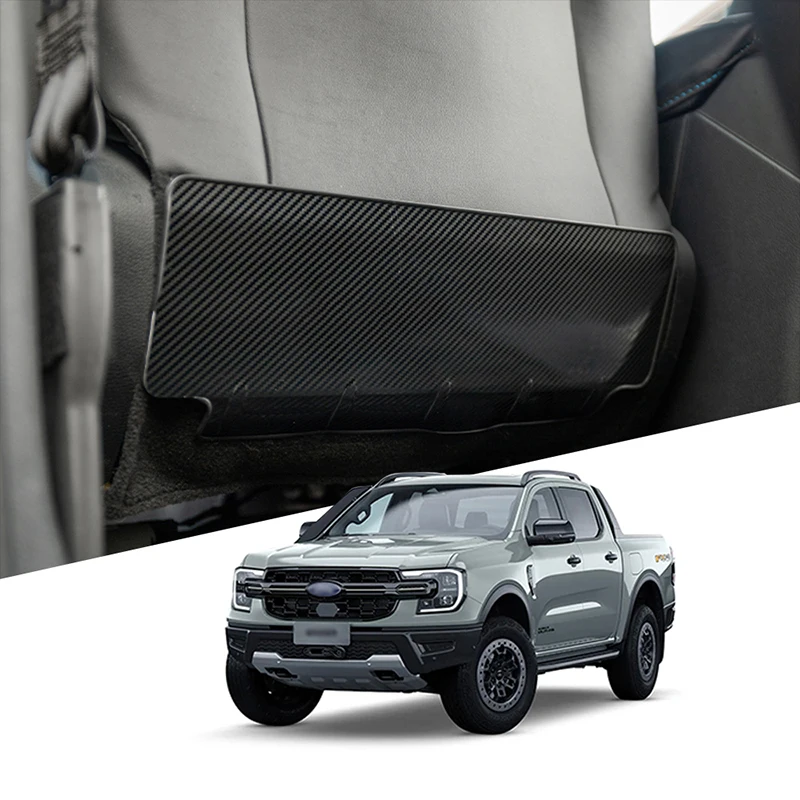 

Car Rear Back Anti Kick Plate Stainless Steel For Ford Ranger 2023 2024 Seat Back Scratch Resistant Interior Decoration 1pcs