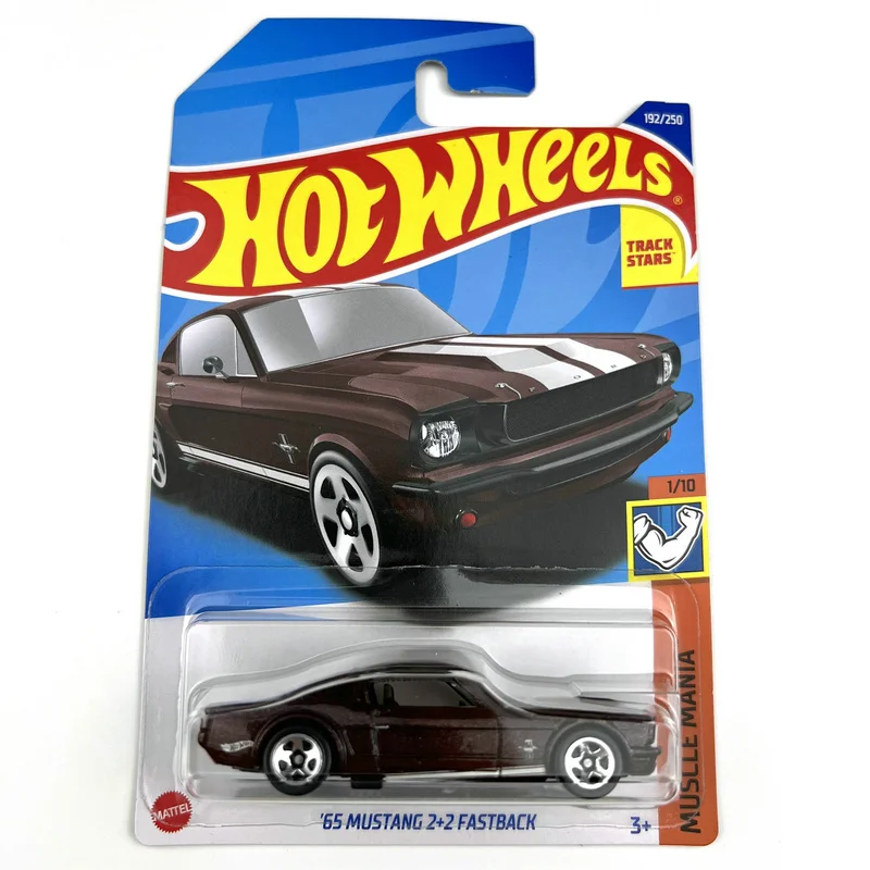 2022-192 Hot Wheels 1:64 Car 65 MUSTANG 2+2 FASTBACK Metal Diecast Model Car Kids Toys Gift