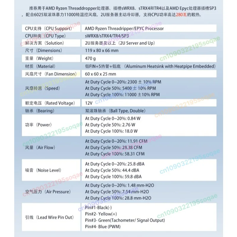 For Amd SP3 Trx40 2… - image