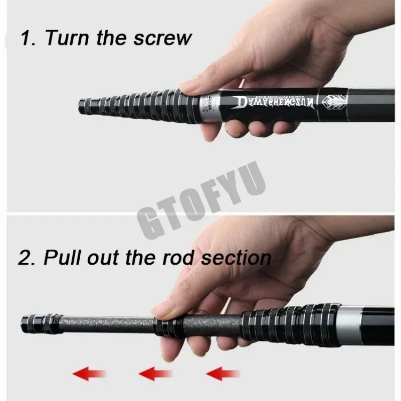 Combo Caña con Carrete de Alto Carbono – Ultraligera para Río - imagen 4