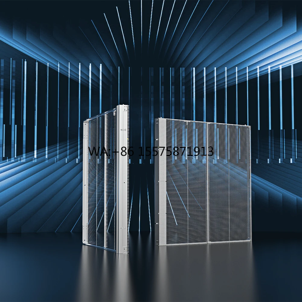 High Brightness Transparent Led Pane P3.9 P7.8 P10 P10.4 P15 P20l Advertising Displays For Glass Window Invisible Video Screen